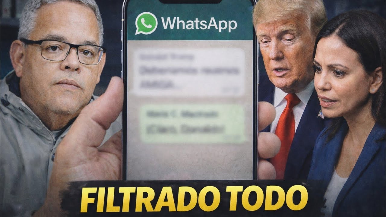 CASTO OCANDO FILTRA CONVERSACI&Oacute;N ENTRE TRUMP Y MAR&Iacute;A CORINA EN LA CASA BLANCA