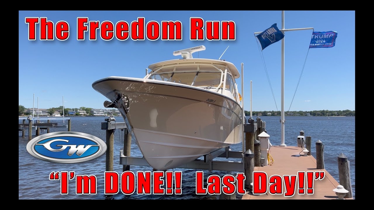 The Freedom Run:  LAST DAY Wrap Up!!  THANKS TO ALL WHO HAVE WATCHED this #GradyWhite video series!