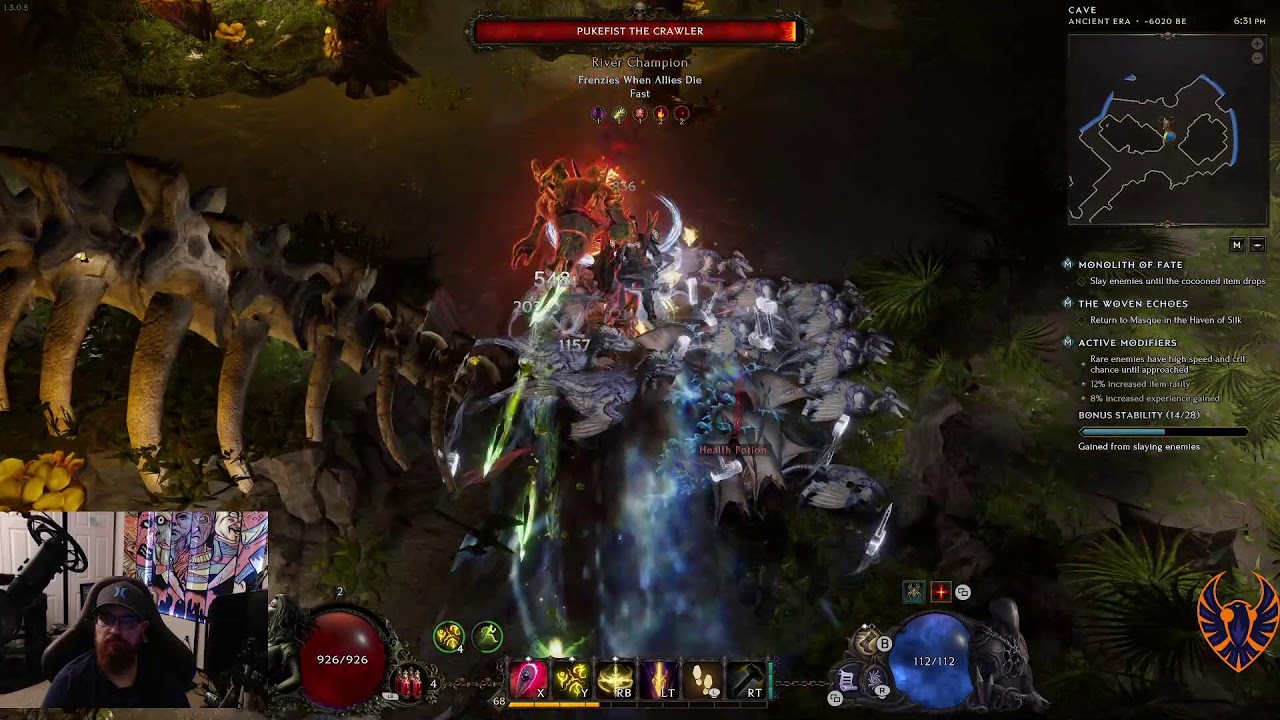 Last Epoch Monolith Day 2 .  Bleed Hammerdin....was my choise a mistake?