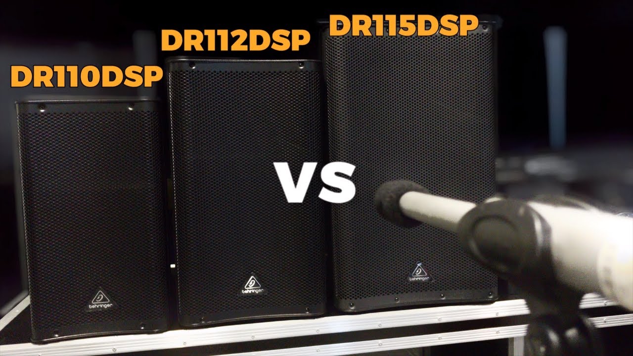 Behringer DR-115DSP vs Behringer DR-112DSP vs Behringer DR-110DSP Audio Performance Comparison