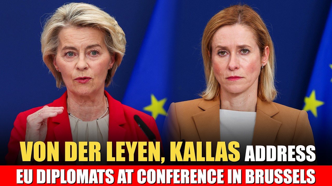 LIVE: EU&rsquo;s Ursula and Kaja Kallas&rsquo;s speech to diplomats at annual EU Ambassadors' conference
