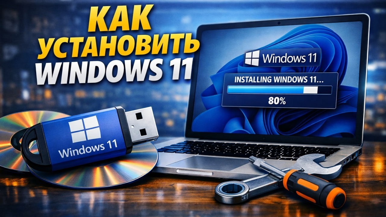 Как установить Windows 11 25H2 с нуля?✅ Пошаговая инструкция - ясно и понятно!👍