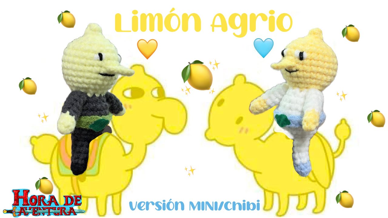 ✨Eng Sub🇺🇸 Limón Agrio MINI Amigurumi Tutorial | PASO A PASO | Ideal para principiantes ✨🍋✨