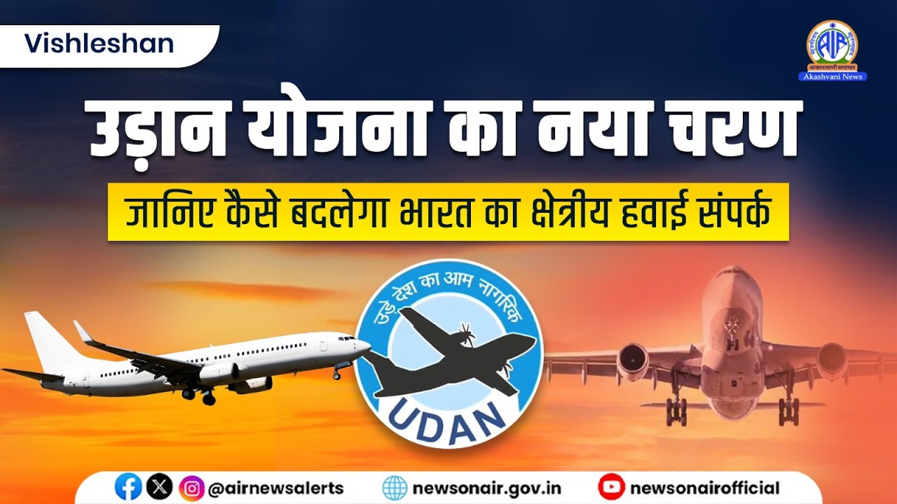 New Phase of UDAN Scheme: Know How India's Regional Air Connectivity Will Change | July 19