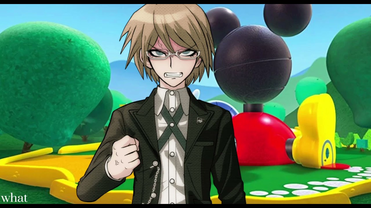 Byakuya Togami kicks you out of the Mickey Mouse club house
