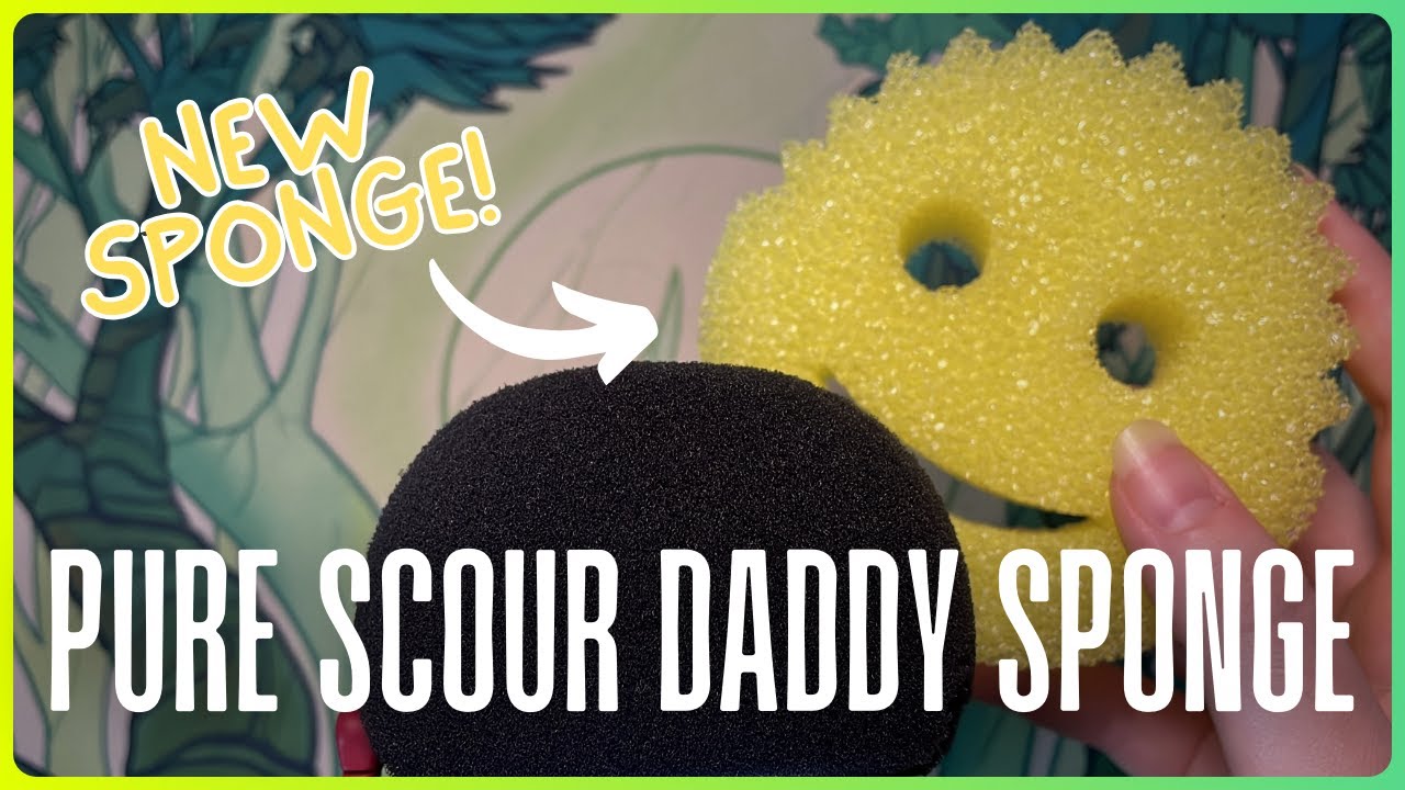 ASMR ROUGH Scour Daddy Sponge Sounds | Crispy & Satisfying Scratching | No Talking