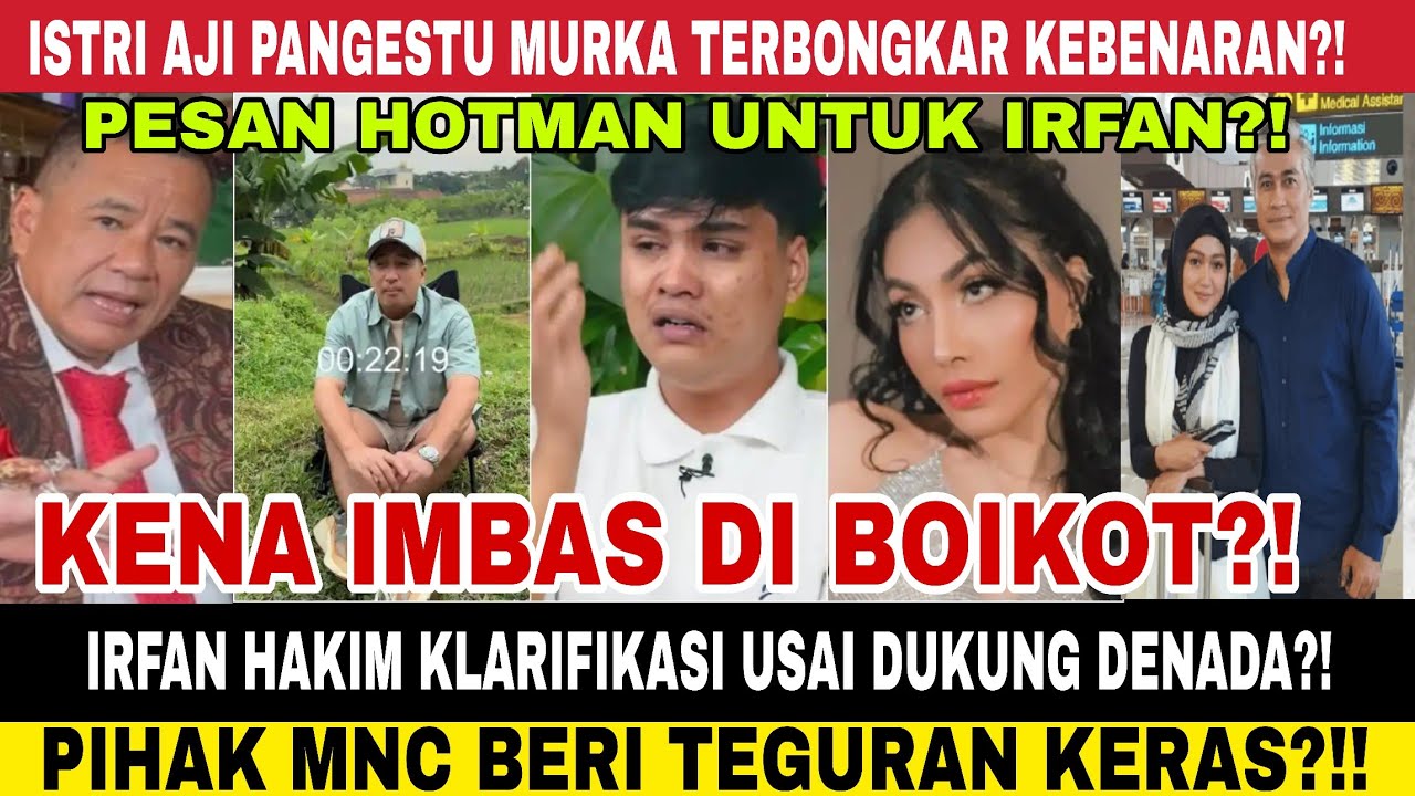 Di boikot mnc?! Dihujat Seolah Bela Denada ketimbang Ressa, Irfan Hakim kena imbas Netizen