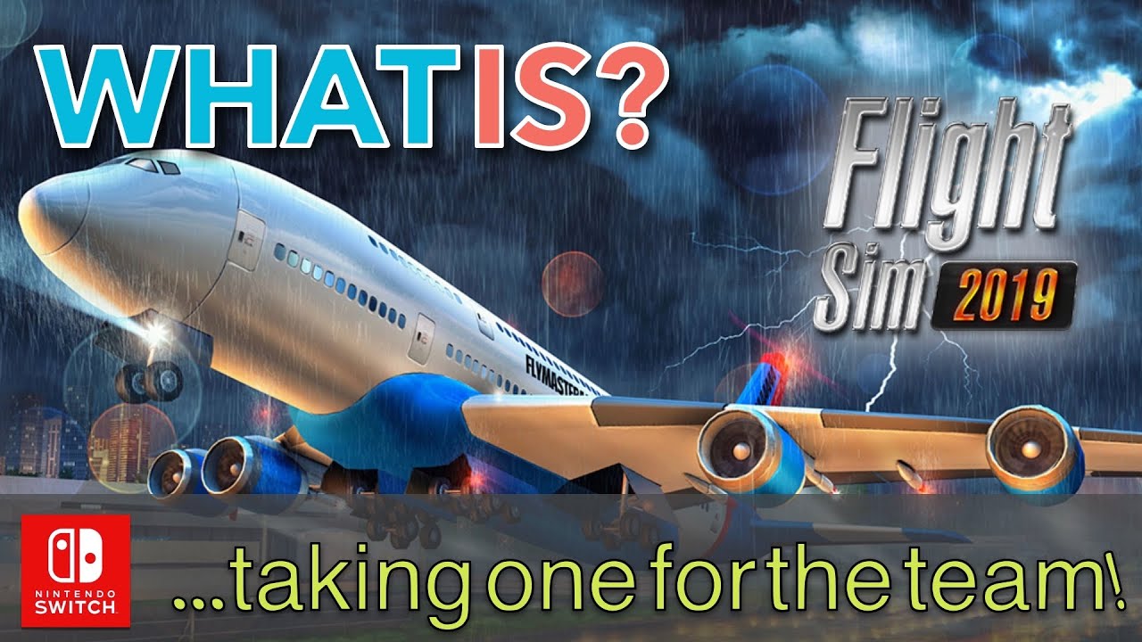 Flight Sim 2019 Nintendo Switch | Первые мысли об игровом процессе! | Приготовьтесь к турбулентно...