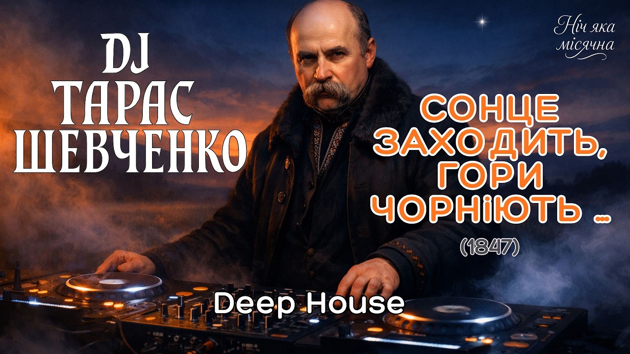 🎧 DJ Тарас Шевченко – СОНЦЕ ЗАХОДИТЬ, ГОРИ ЧОРНІЮТЬ (1847) | Cinematic Deep House