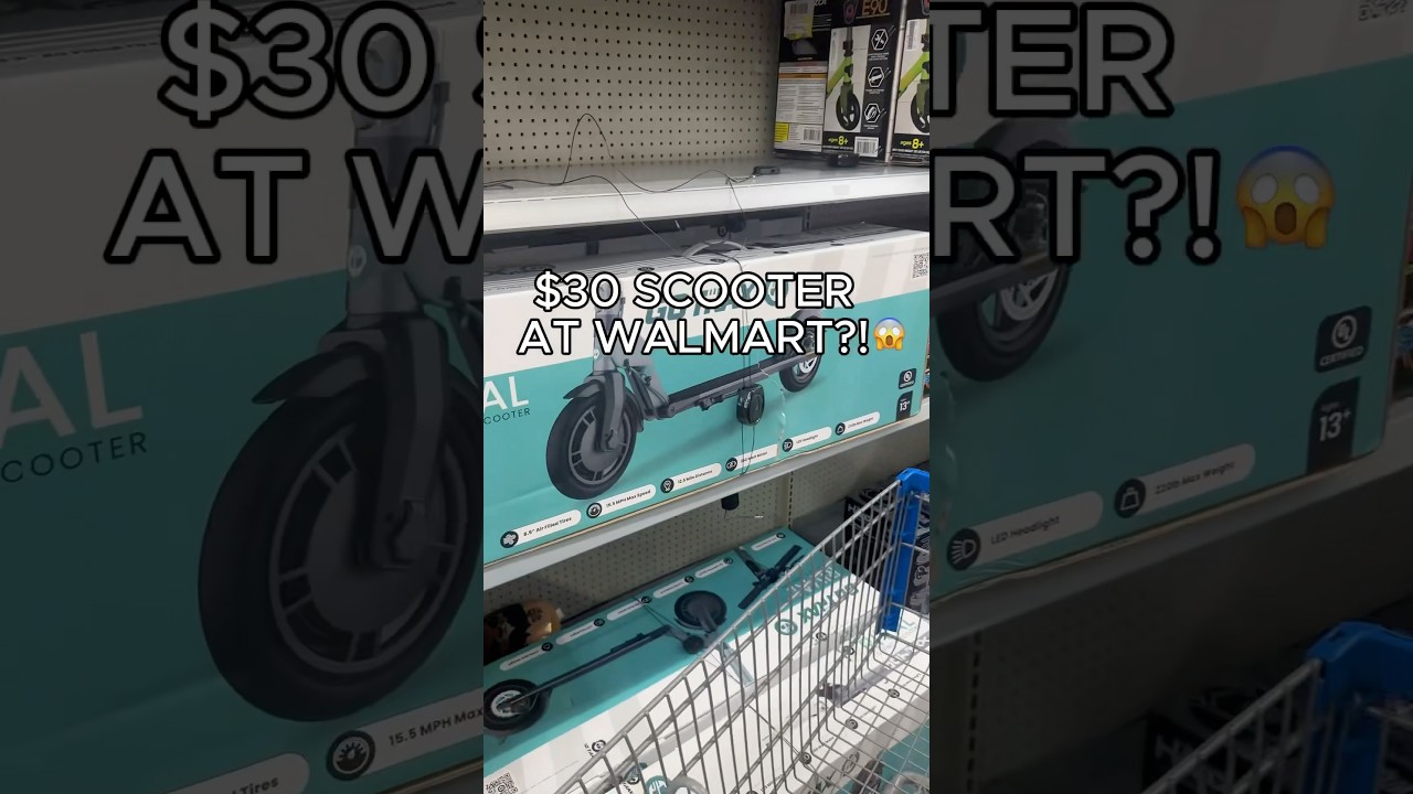 $30 Electric Scooter At Walmart
