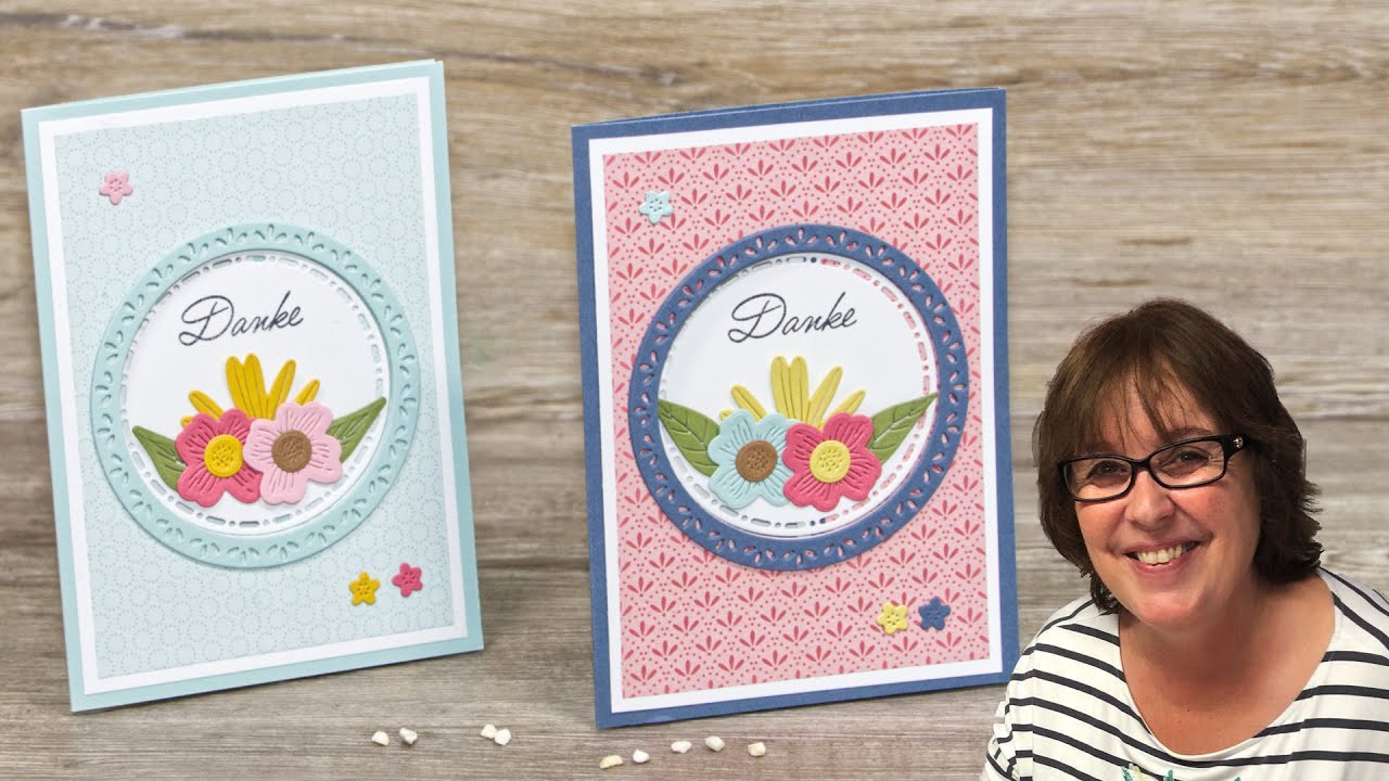 Wunderschöne Pop-Out Karte mit Blüten-Impressionen・Farbenfroh und ganz besonders ・Stampin’ Up!