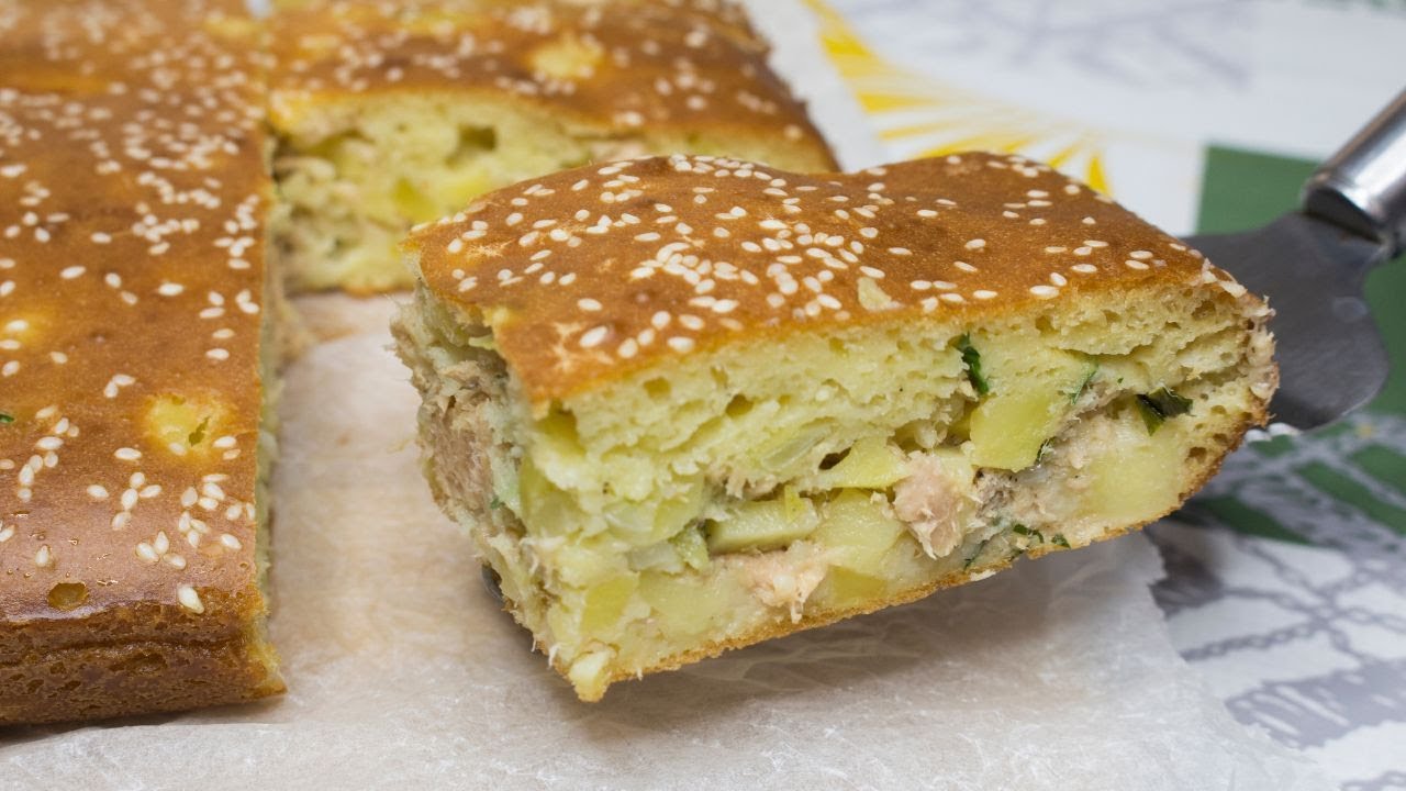 Сочный ПИРОГ с РЫБНОЙ консервой ► ЗАЛИВНОЙ ПИРОГ ► Просто и вкусно ► Simple Recipes