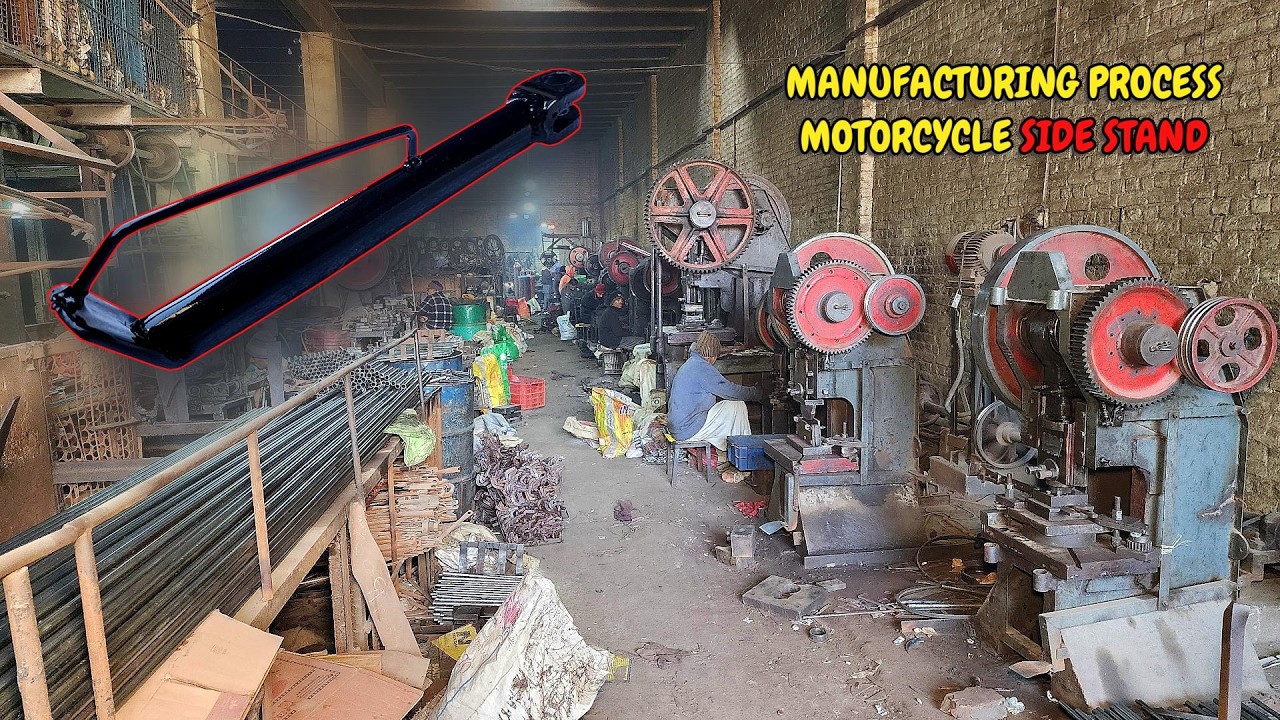 How Motorcycle Side Stands Are Made | Inside the Factory
