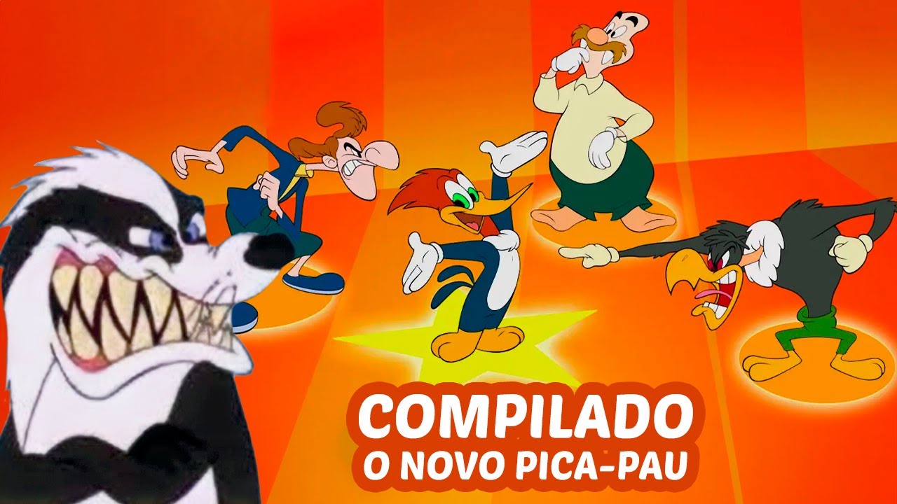 MARATONA O NOVO PICA-PAU PRIMEIRA TEMPORADA | Melhores Momentos do Leôncio, Zeca Urubu e Winnie