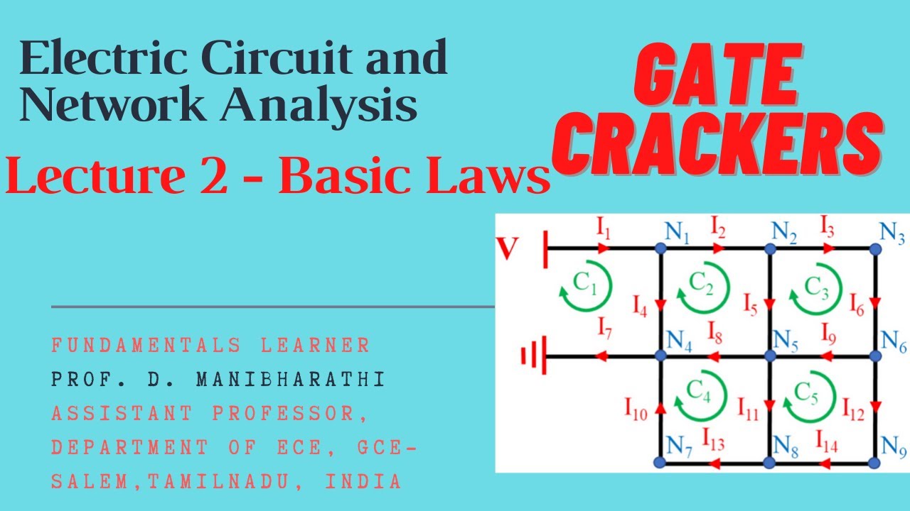 Electric Circuit and Network Analysis Lecture 2 - Basic Laws