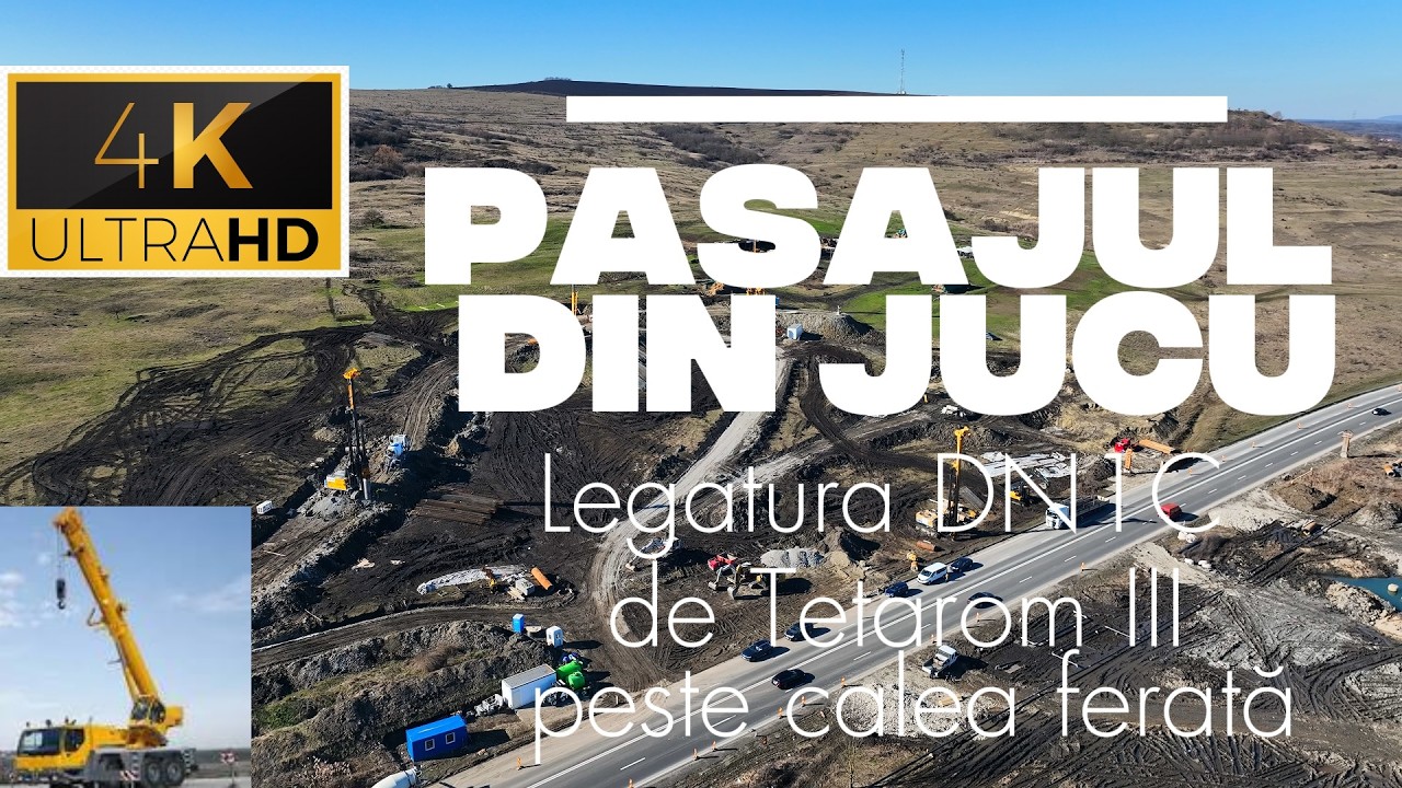 Pasajul din Jucu - Legatura DN1C de Tetarom III peste calea ferată