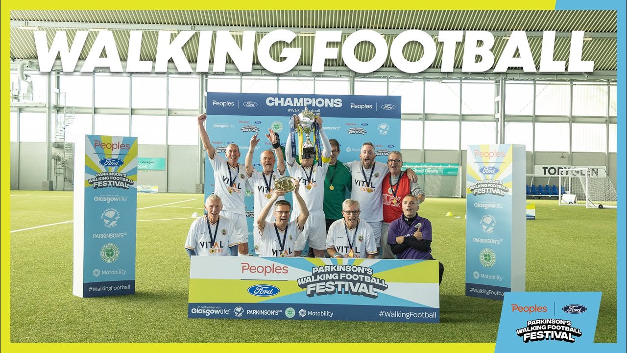 Peoples Ford Parkinson's Walking Football Festival - the very first in Scotland.