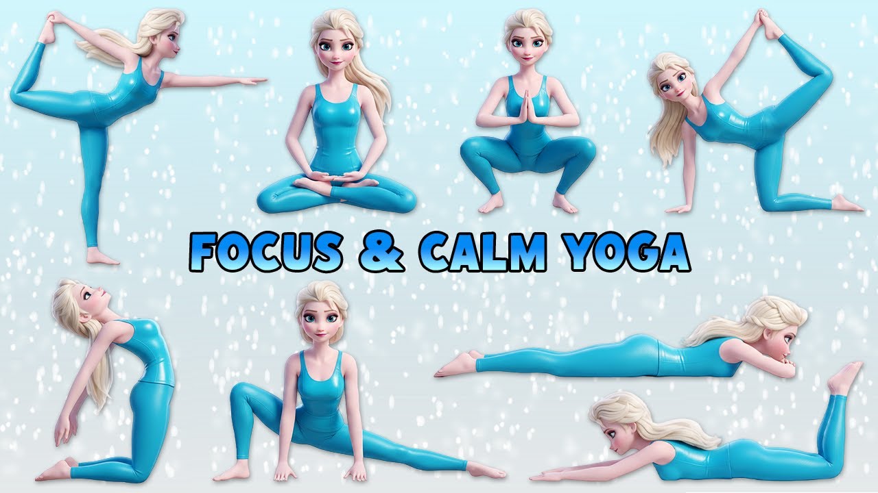 Yoga with Elsa | Yoga to Calm the Mind | Relaxing Yoga | Rainbow Yoga