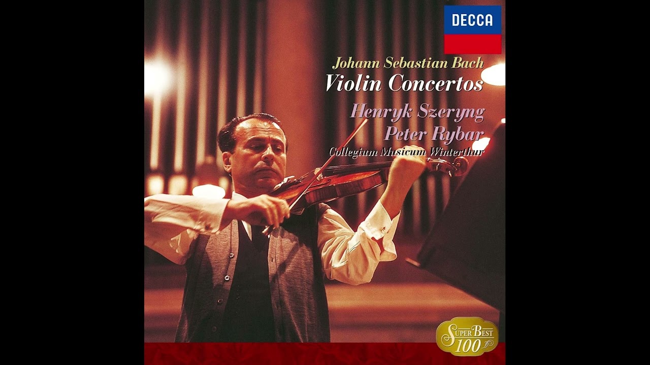 Henryk Szeryng - J.S. Bach: Violin Concerto No. 1 in A minor, BWV 1041. Rec. 1965