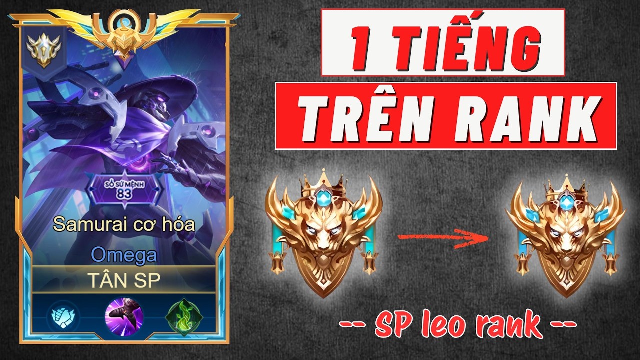 1 TIẾNG ( RANK ĐƠN ) CHƠI SP LEO RANK #tansp #lienquanmobile #trothulienquan #lienquan