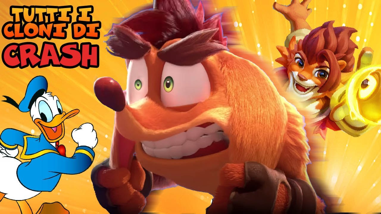 TUTTI I GIOCHI CLONI CHE HANNO COPIATO CRASH BANDICOOT