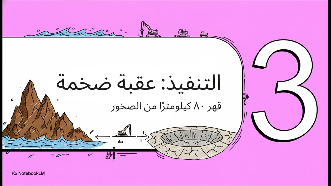مشروع القطارة  بحر مصر في الصحراء