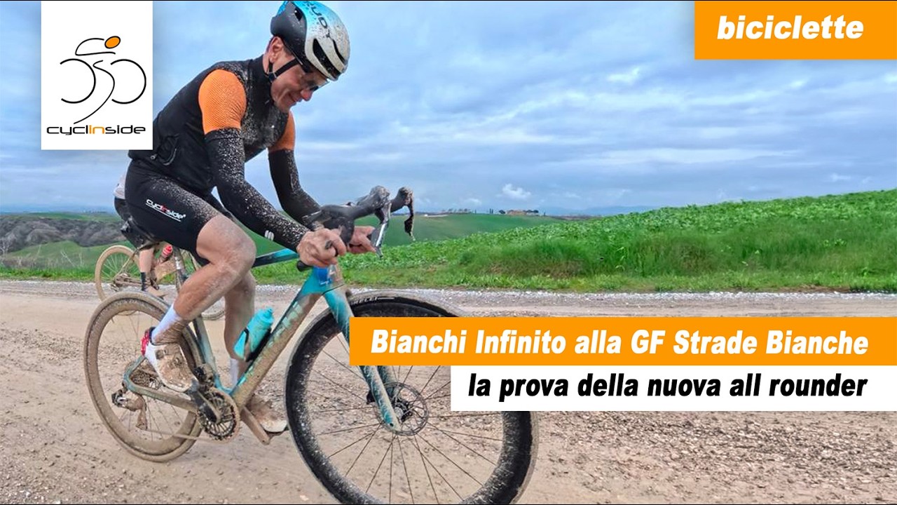 Bianchi infinito, il test della all rounder alla granfondo Strade Bianche 2026