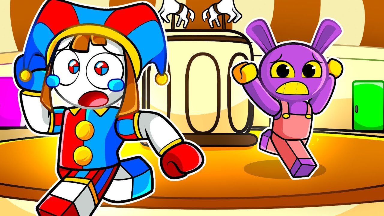 Pomni e o Circo Digital foram nos NOVOS JOGOS do ROUND 6