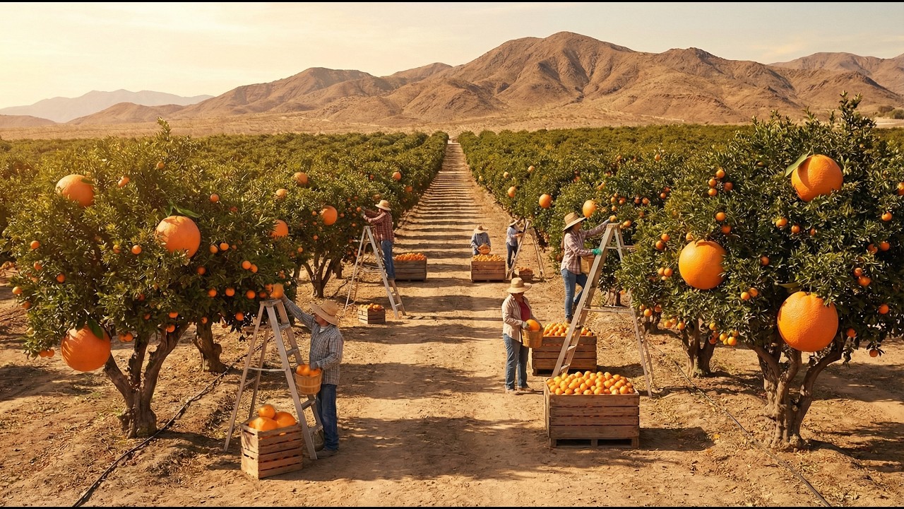 Surprise! They tried growing ORANGES in Desert!