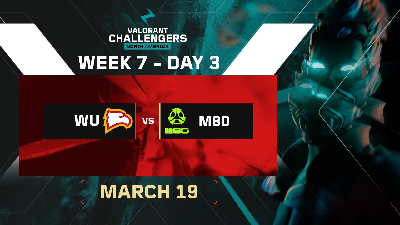 🔴 Day 20 | Week 7 | CHALLENGERS NA | Playoffs | Lower Bracket Final | BO5 | [WU vs M80]