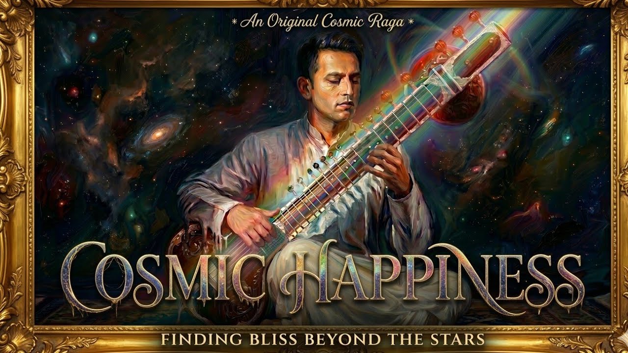 Cosmic Happiness | 432Hz Indian Classical Raga for Stress Relief & Calm