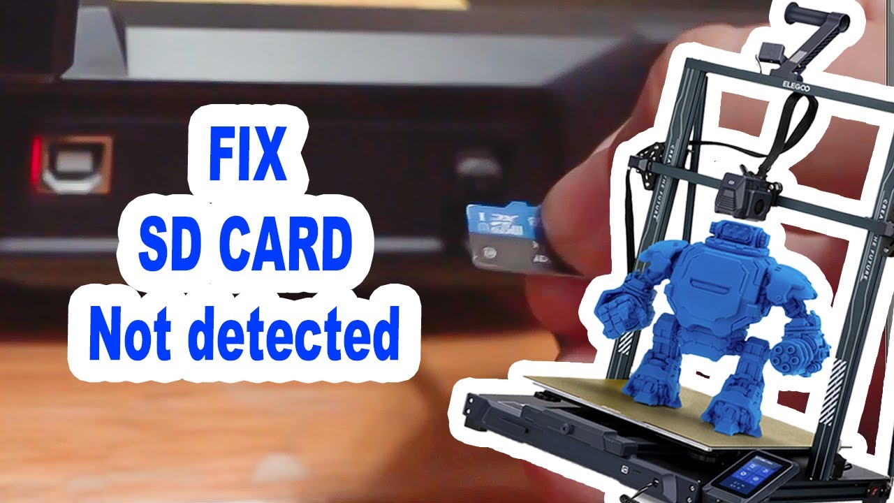 Решение проблемы с SD-картой, которая не определяется 3D-принтером/MAC и ПК