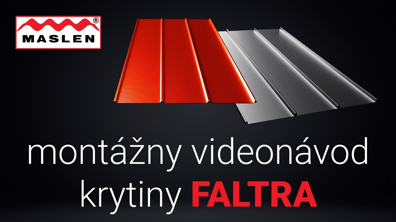 Montáž novej, prelomovej krytiny FALTRA