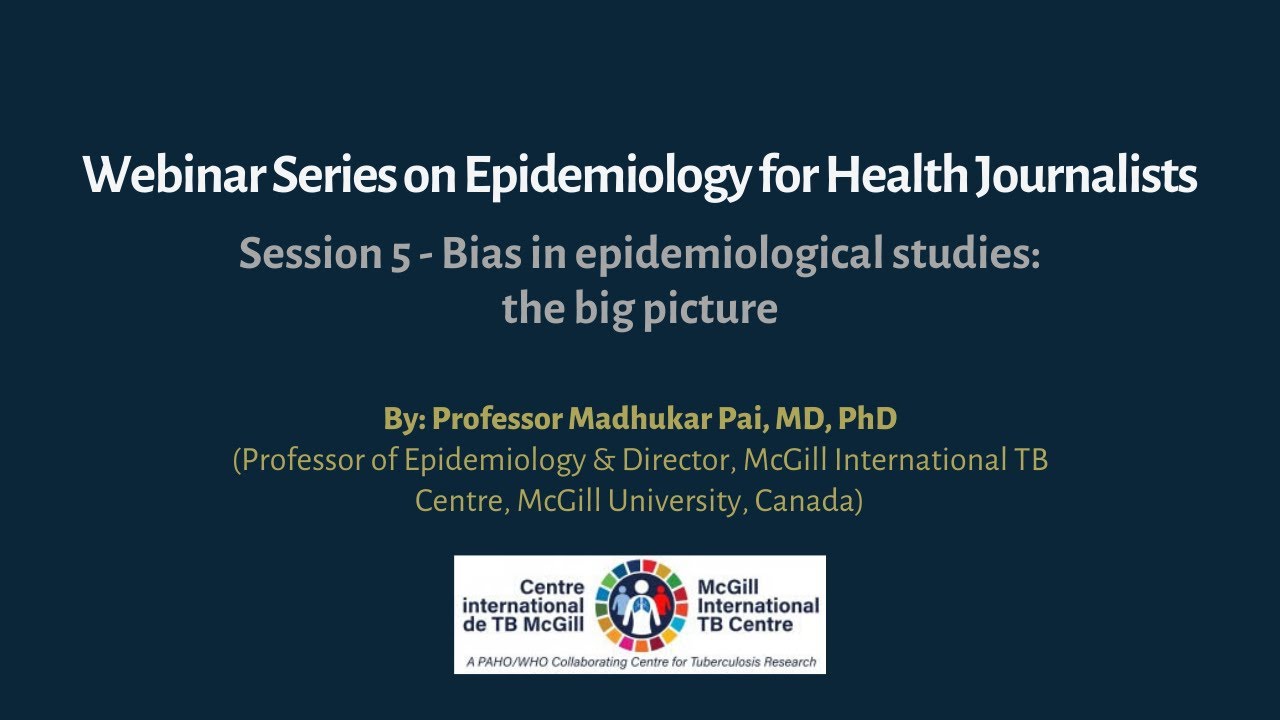 Session 5 - Bias in epidemiological studies: the big picture