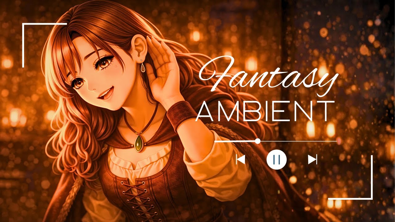 Healing Fantasy Piano with 4K Anime | Relaxing Ambient Music for Sleep & Focus