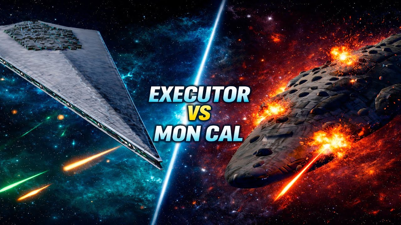 All MC80 Variants vs Executor-Class | Empire at War AR (With Rebel Fighters)