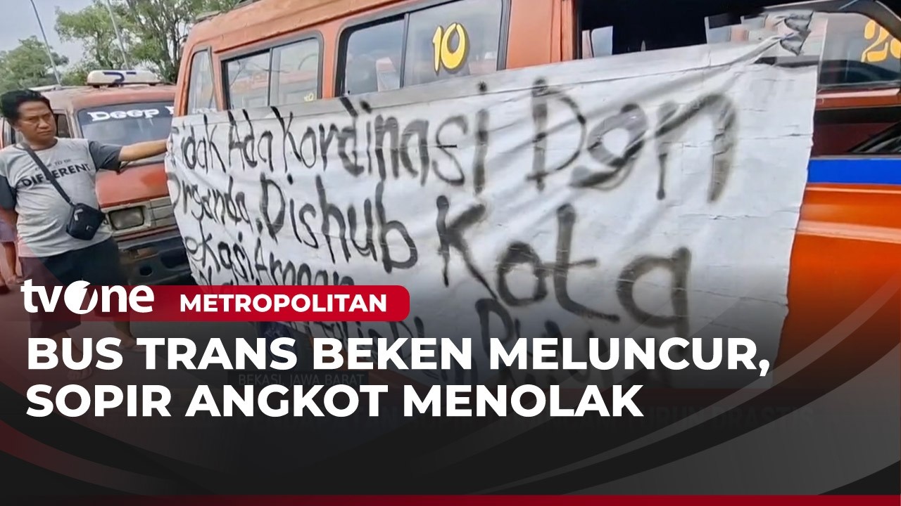 Ratusan Sopir Angkot Tolak Trans Beken | Metropolitan