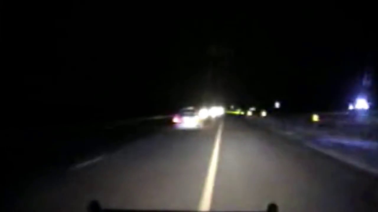 Police Dash Cam Wrong Way Chase on I 85 South Carolina