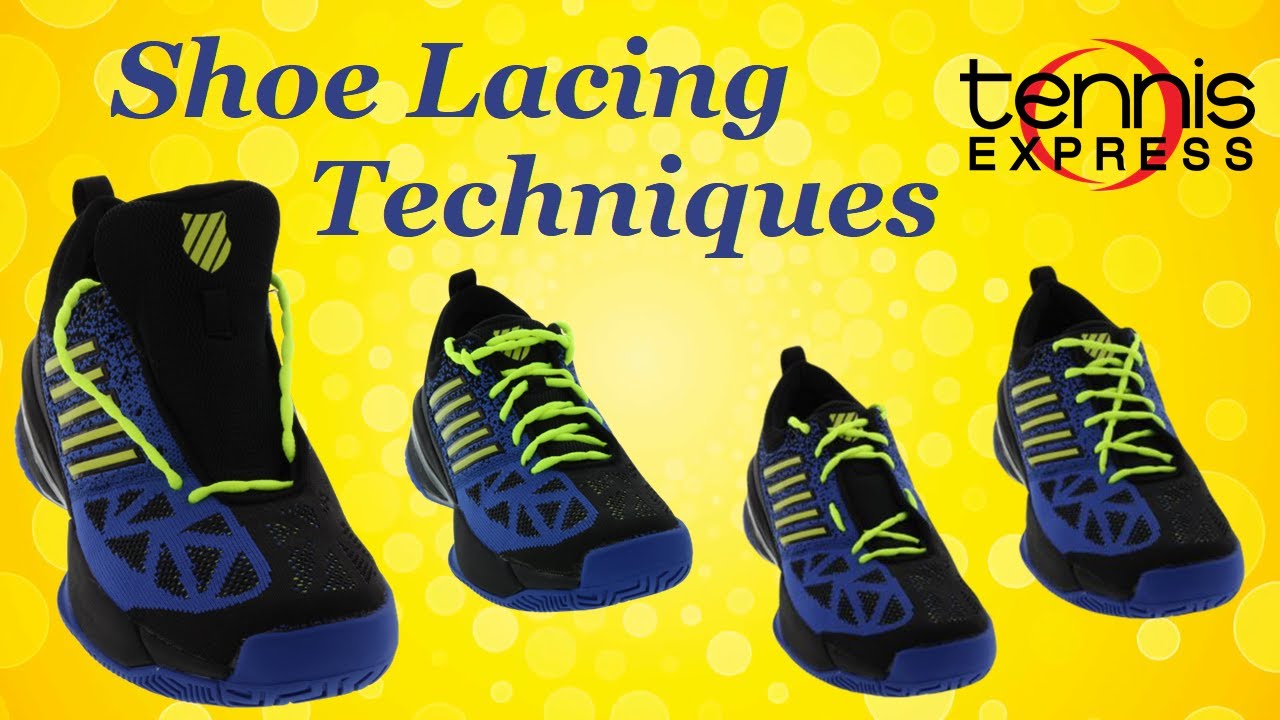 Shoe Lacing Techniques for an Optimal Fit | Tennis Express