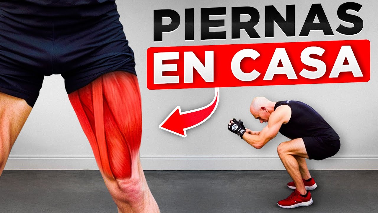 Piernas PODEROSAS RÁPIDO con esta rutina completa! (sin equipo)