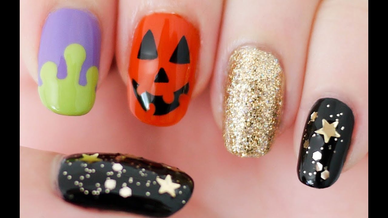 Halloween Nails (Freehand)