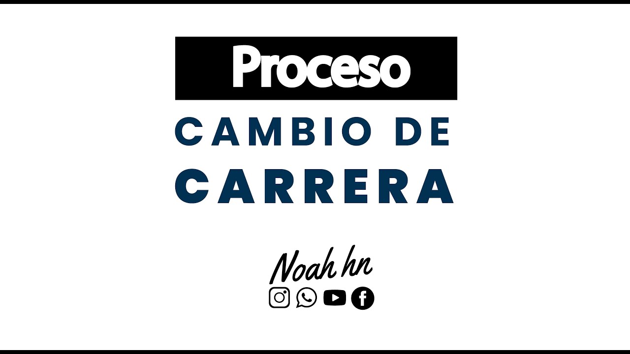 Requisitos  y Proceso de Cambio de Carrera en UNAH.