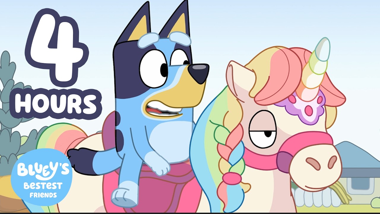 🔴 LIVE: Bluey Want To Ride The Pony! 🐎💙 | Fun At The Market | Bluey's Bestest Friends