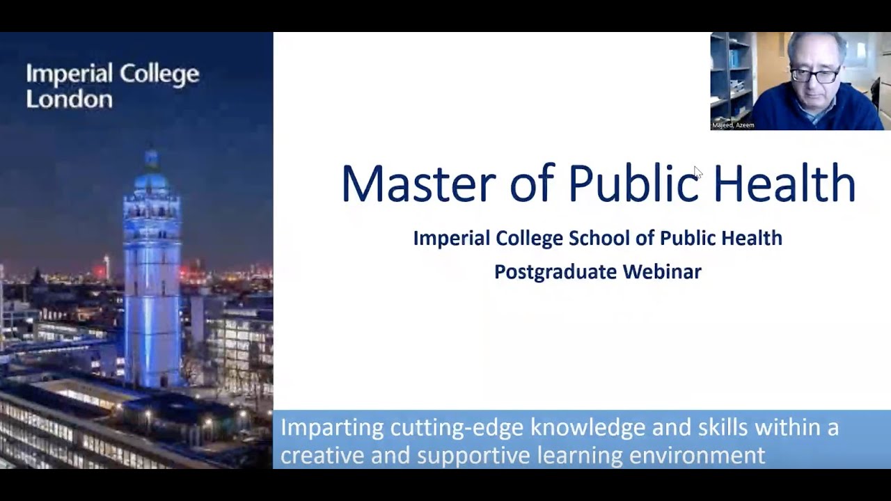 Master of Public Health Admissions Webinar November 2022
