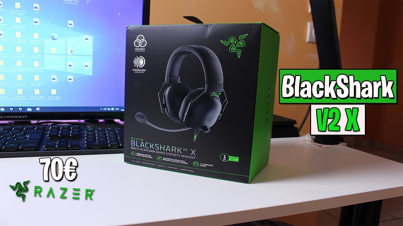 Razer Blackshark V2 X FR - Le meilleur casque gamer &agrave; 70&euro; ? (unboxing & test)