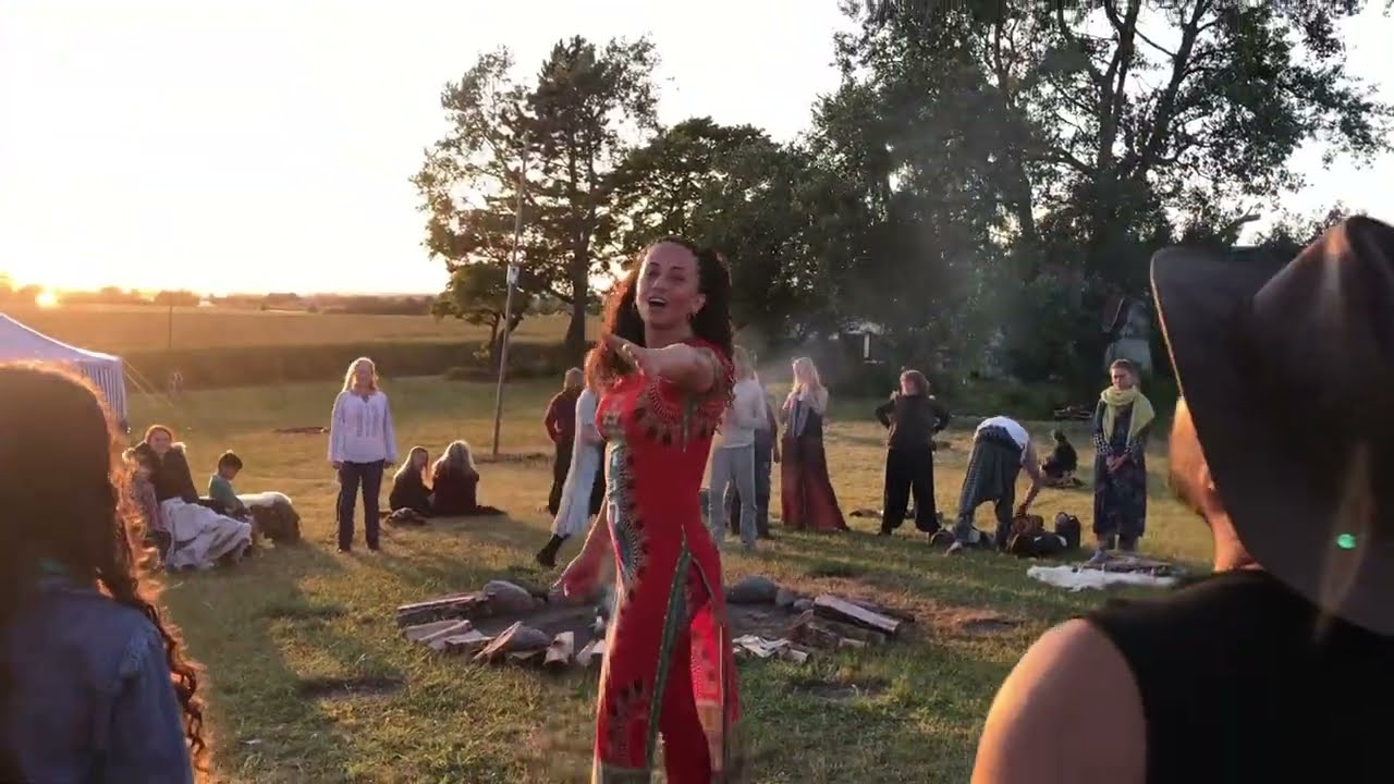 AfroDance  Ceremony at @Gathering of the tribes