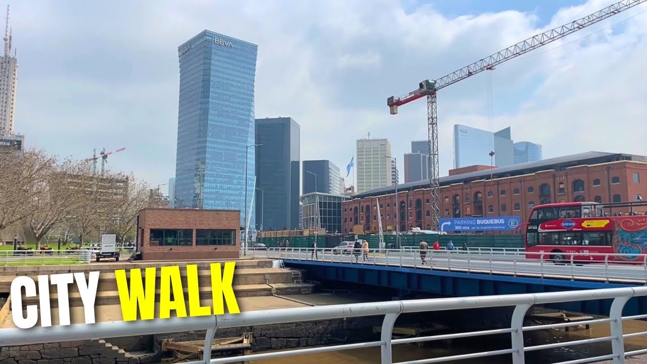Retiro to Puerto Madero Walk | Scenic Route, City Life & Modern Architecture