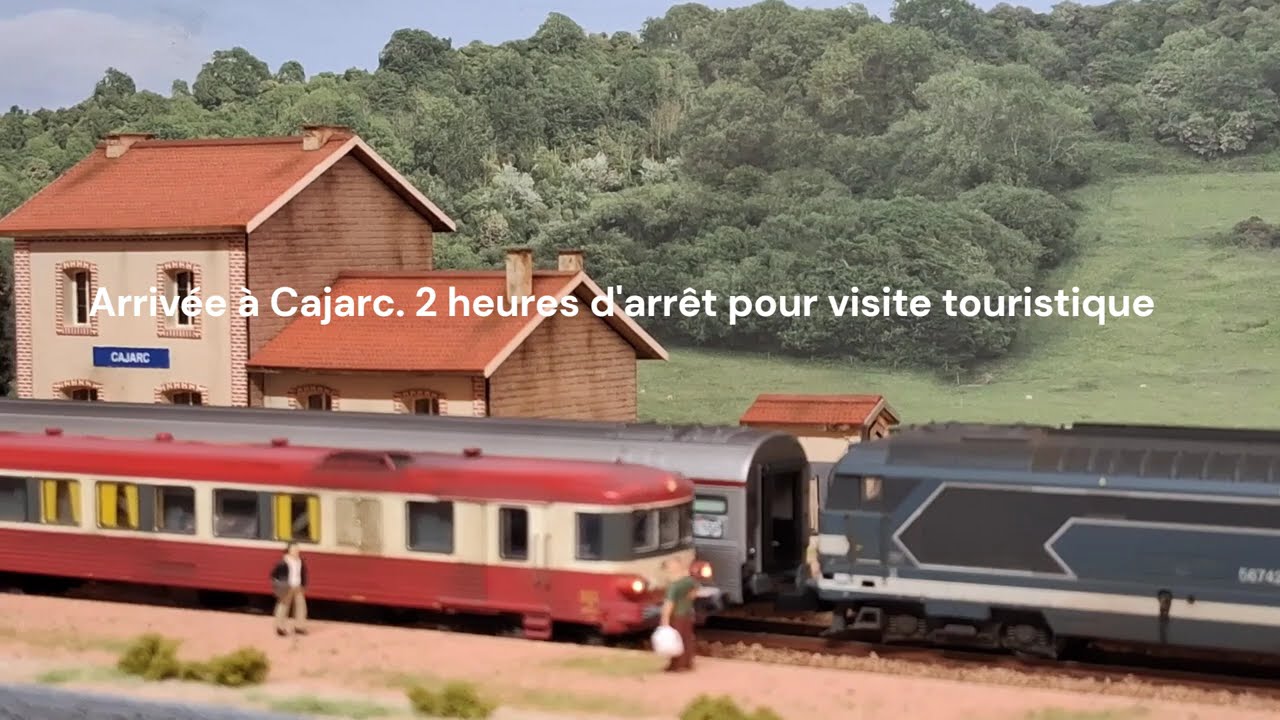 Voyage touristique en Quercyrail