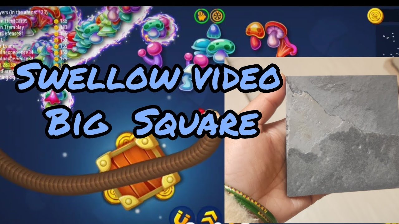 Playing game Worms zone with asmr crunch video best relaxes sound 