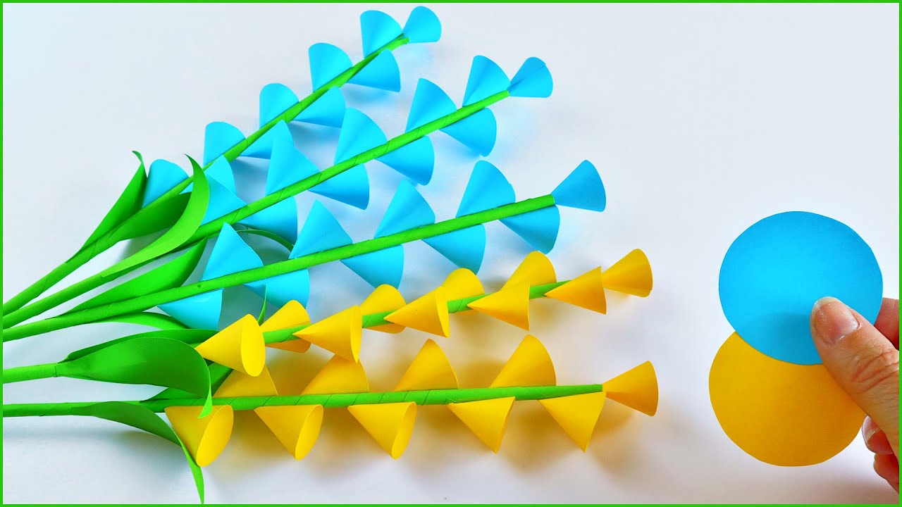 ❀ Paper flowers ❀ Support Ukraine 💙💛 Origami DIY